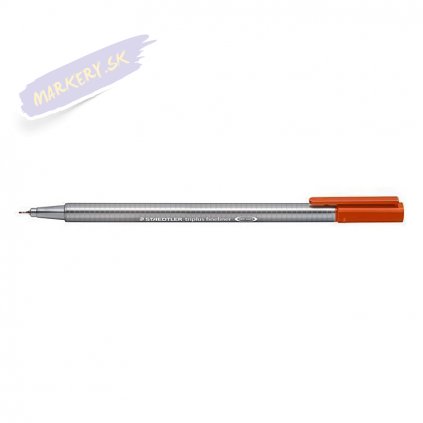 19446 2 liner staedtler triplus 0 3mm oranzova kalahari