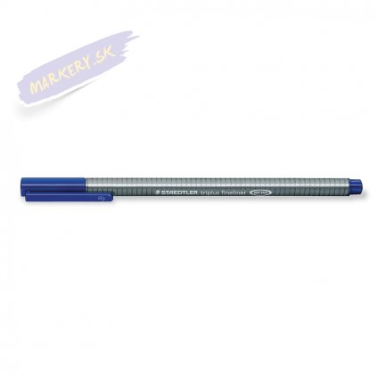 19494 2 liner staedtler triplus 0 3mm modra