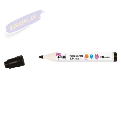 16334 KREUL PorcelainMarker medium Schwarz RGB