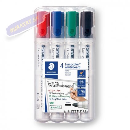 20427 1 staedtler lumocolor na bile tabule 4ks kulaty hrot