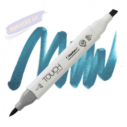 2082 2 b62 marine blue touch twin brush marker