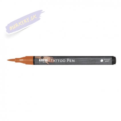 21084 2 tetovaci popisovac kreul tattoo pen hnedy