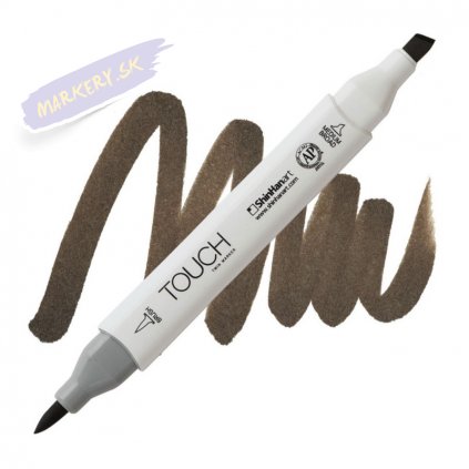 2178 2 br98 chestnut brown touch twin brush marker