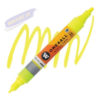 22059 1 molotow akrylovy one4all twin tip fluorescent yellow