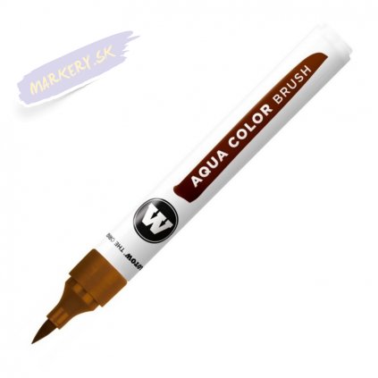 22122 4 molotow akvarelovy aqua color brush brown