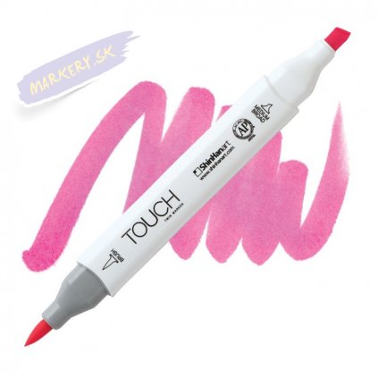 2238 2 f126 fluorescent pink touch twin brush marker