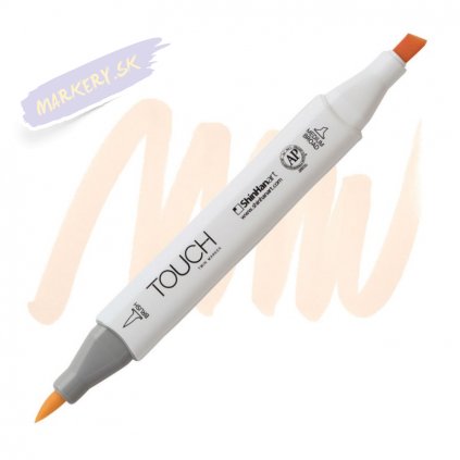 2244 2 yr132 milky white touch twin brush marker