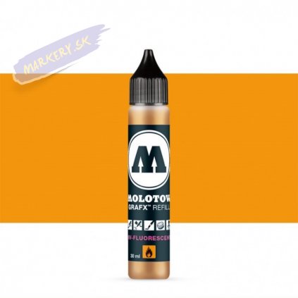 22461 3 molotow refill ink pro lihovy grafx oranzovy uv fluorescent