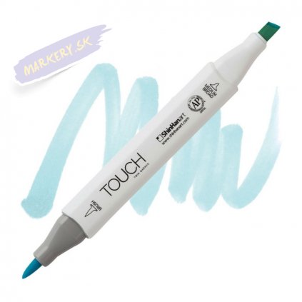 2277 2 b143 mint blue touch twin brush marker