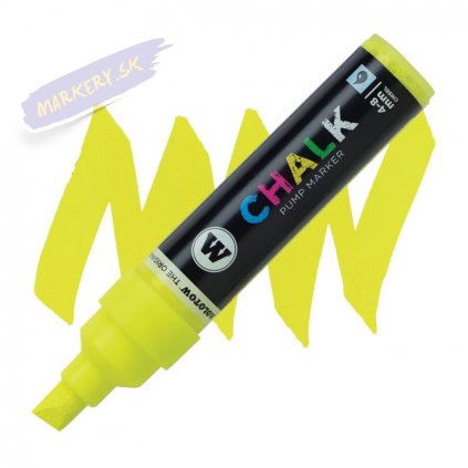 22893 3 molotow kridovy chalk na sklo 4 8mm zluty neon