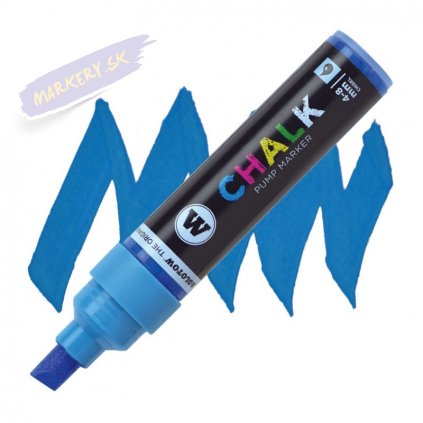 22902 3 molotow kridovy chalk na sklo 4 8mm modry neon
