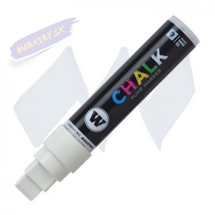 22917 3 molotow kridovy chalk na sklo 15mm bily