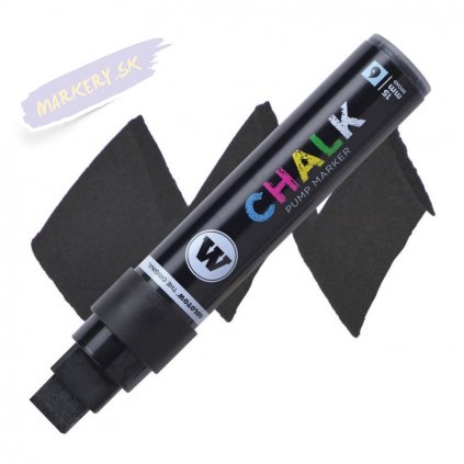 22920 3 molotow kridovy chalk na sklo 15mm cerny