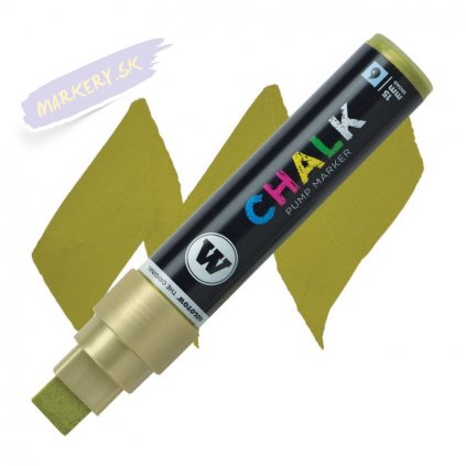 22947 3 molotow kridovy chalk na sklo 15mm zlaty