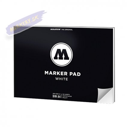 Molotow Marker Pad White A4 All 4865 7