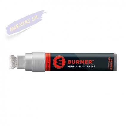 23100 3 molotow masterpiece burner 20mm stribrny