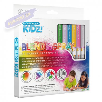 23547 6 chameleon detsky set kidz blend spray 24ks