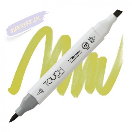 2355 2 y224 olive pale touch twin brush marker