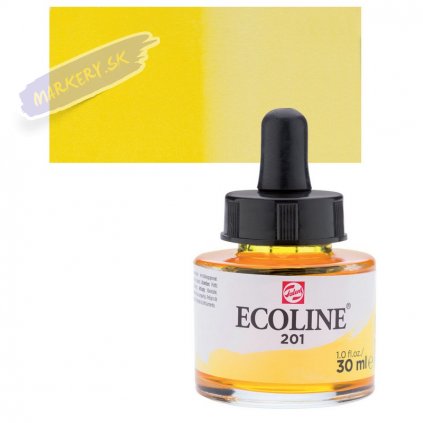 23613 4 ecoline aquarell ink 30ml 201 light yellow