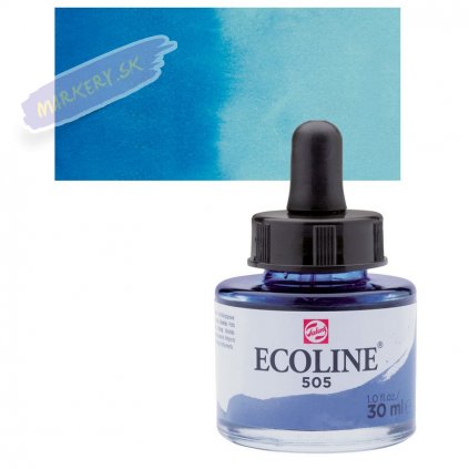 23697 4 ecoline aquarell ink 30ml 505 ultramarine light
