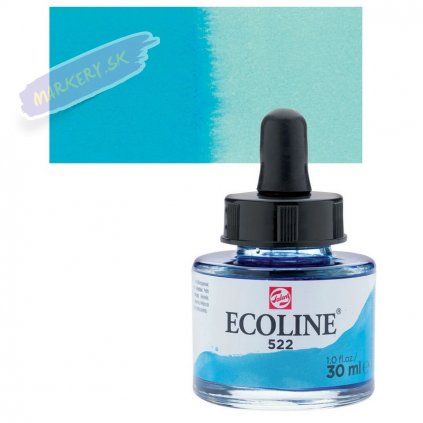 23709 4 ecoline aquarell ink 30ml 522 turquoise blue