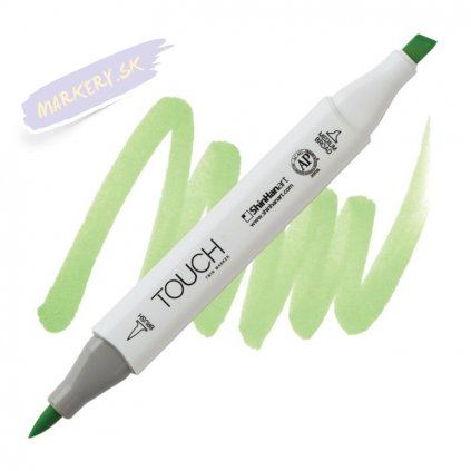 2376 2 gy236 spring green touch twin brush marker