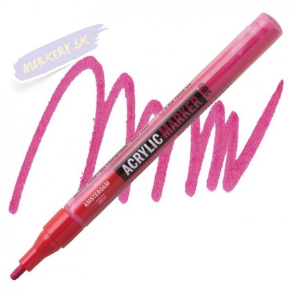 23829 2 amsterdam acrylic marker 2mm 369 primary magenta