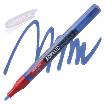 23844 2 amsterdam acrylic marker 2mm 504 ultramarine