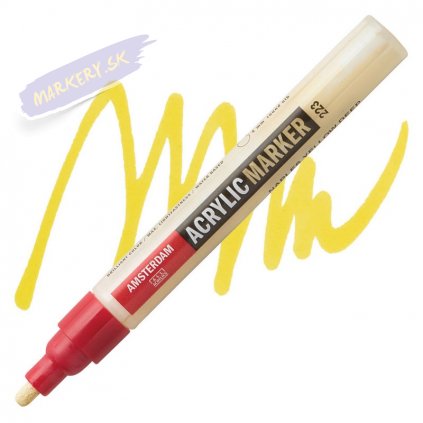 23889 2 amsterdam acrylic marker 4mm 223 naples yellow deep