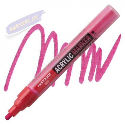 23934 2 amsterdam acrylic marker 4mm 369 primary magenta