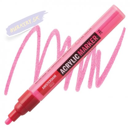 23937 2 amsterdam acrylic marker 4mm 384 reflex rose