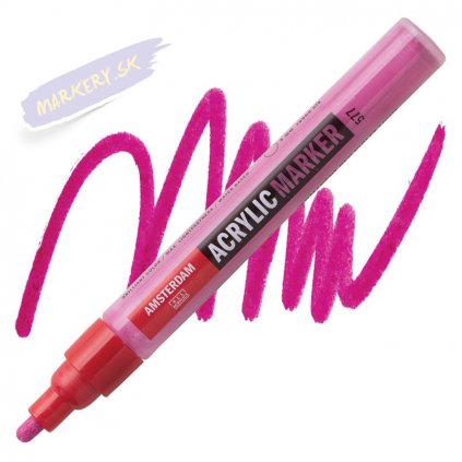 23979 2 amsterdam acrylic marker 4mm 577 permanent red violet light