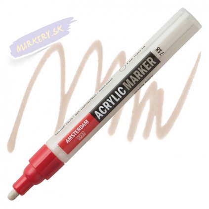 24009 2 amsterdam acrylic marker 4mm 718 warm grey