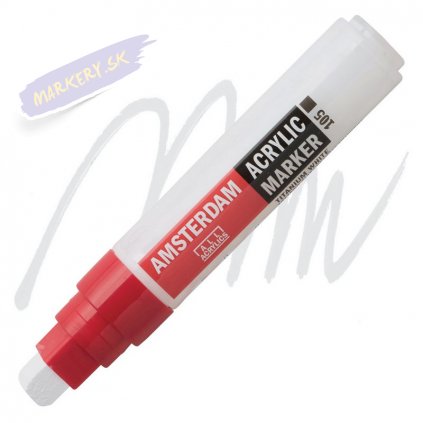 24024 2 amsterdam acrylic marker 15mm 105 titanium white