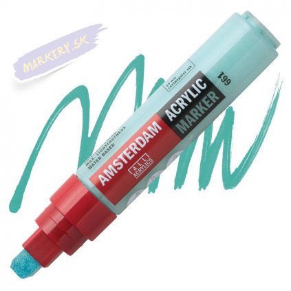 24069 2 amsterdam acrylic marker 15mm 661 turquoise green