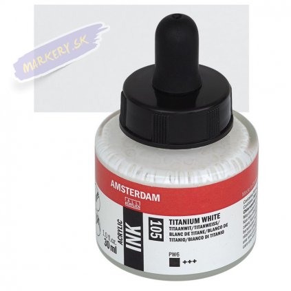 24084 4 amsterdam acrylic ink 30ml 105 titanium white