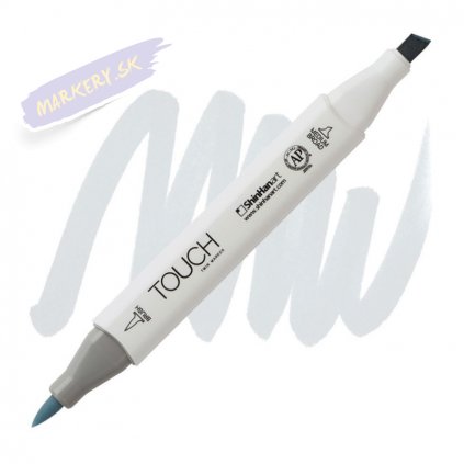 2433 2 bg1 blue grey touch twin brush marker