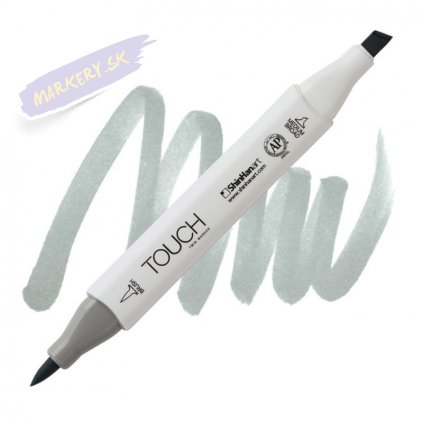 2451 2 gg3 green grey touch twin brush marker