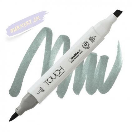 2454 2 gg5 green grey touch twin brush marker