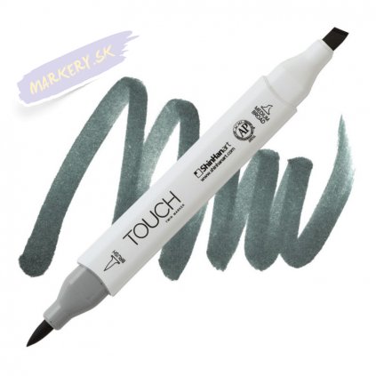 2460 2 gg9 green grey touch twin brush marker