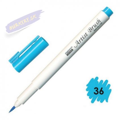 24609 2 marvy artist brush 36 manganese blue