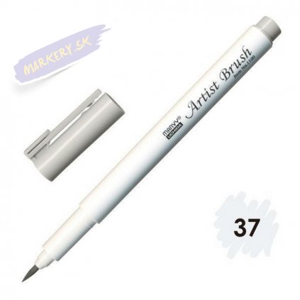 24612 2 marvy artist brush 37 light cool grey