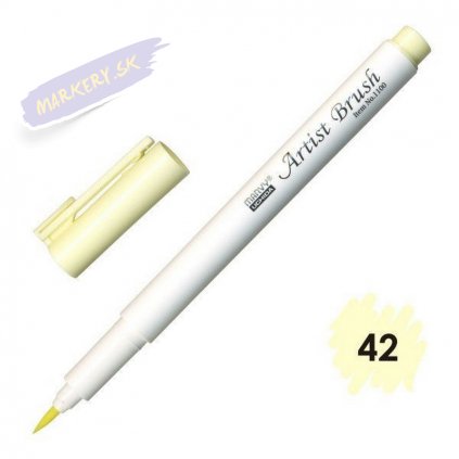 24627 2 marvy artist brush 42 cream yellow