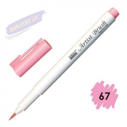 24687 2 marvy artist brush 67 buble gum pink