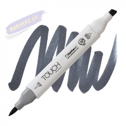 2487 2 cg8 cool grey touch twin brush marker