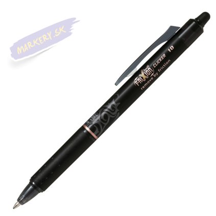 PILOT gumovacie FriXion Clicker 10, čierný