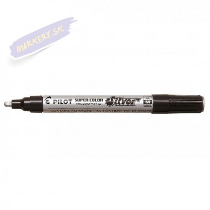 25458 3 pilot lakovy super color medium stribrny