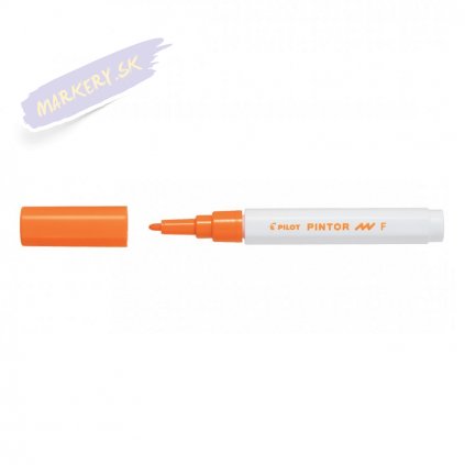 25626 6 pilot pintor akrylovy popisovac f oranzovy