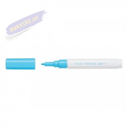 25644 6 pilot pintor akrylovy popisovac f pastelovy modry