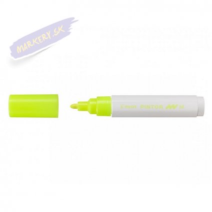 25764 6 pilot pintor akrylovy popisovac m neon zluty
